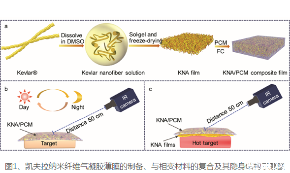 ?張學(xué)同研究員團(tuán)隊(duì)制備出Kevlar氣凝膠薄膜，可實(shí)現(xiàn)紅外隱身