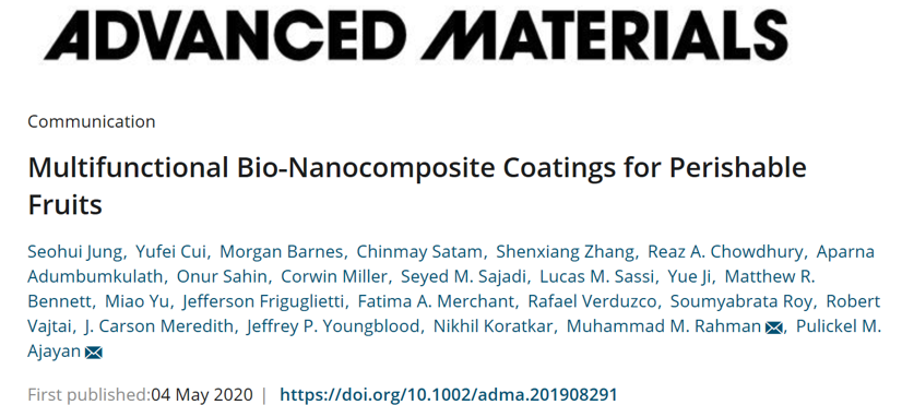 香蕉、草莓易腐怎么辦？噴點雞蛋/纖維素納米復合涂層：保鮮、抗菌、成本又低！
