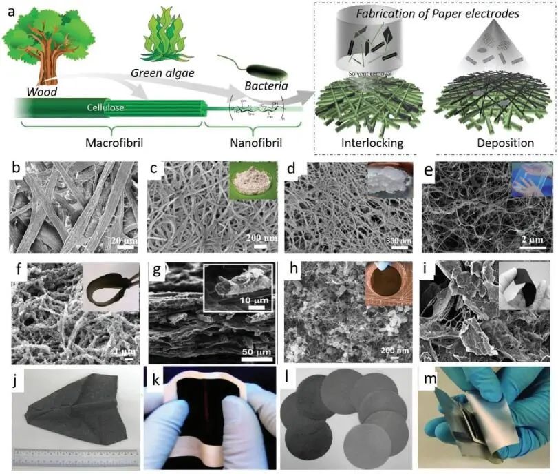 《先進(jìn)材料》綜述：為什么要用纖維素？纖維素基電化學(xué)儲能器件的優(yōu)勢何在？