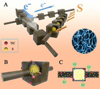 湖北大學王賢保教授課題組：構筑“Boxes in Fibers”三維導電網(wǎng)絡作鋰硫電池正極材料