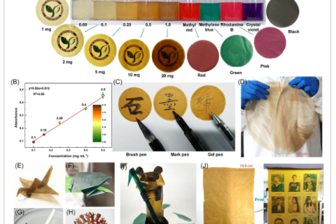 彩色氧化石墨紙和柔性N摻雜石墨紙的制備與表征，用于超級電容器和電容去離子