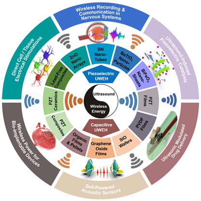 《Nano Energy》綜述：超聲誘導的無線能量收集：從材料策略到功能應用