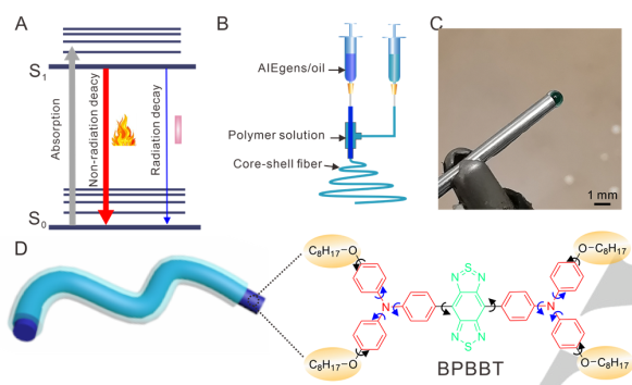 唐本忠院士/王東副教授?《Angew》：光熱轉換效率22.36%！神奇的AIE核殼納米纖維