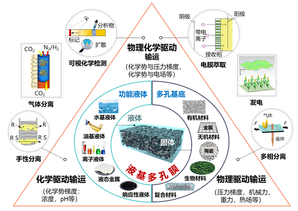 廈門大學(xué)侯旭課題組綜述：液基多孔膜，微納孔道藏世界，液體門控通乾坤！