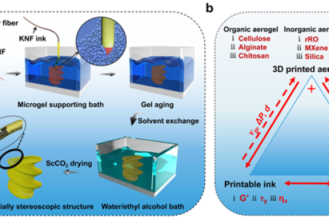 蘇州納米所在微凝膠懸浮3D打印氣凝膠的通用策略研究中獲進展